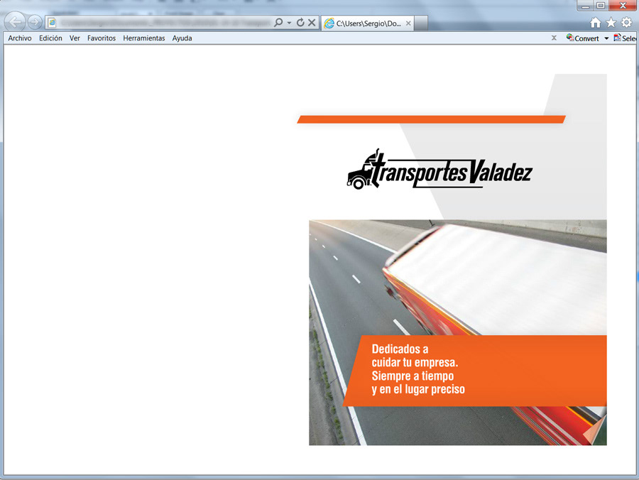 digital brochure  brochure transportation trucks