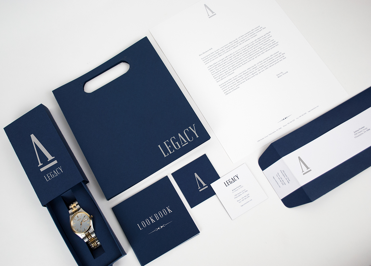 Legacy watch package brand Logo Design