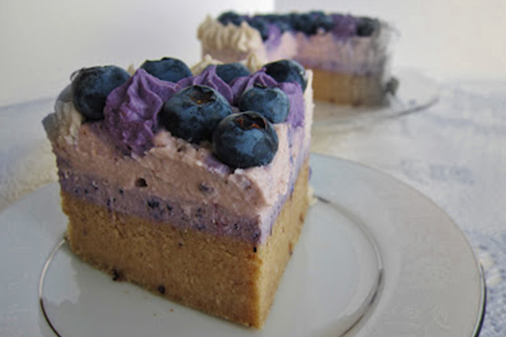 zomicks zomick's kosher bakery blueberry blueberries vanilla cake piece Monday MORNING dessert