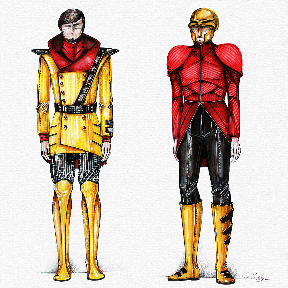 art design costume Character Scifi futuristic Armour
