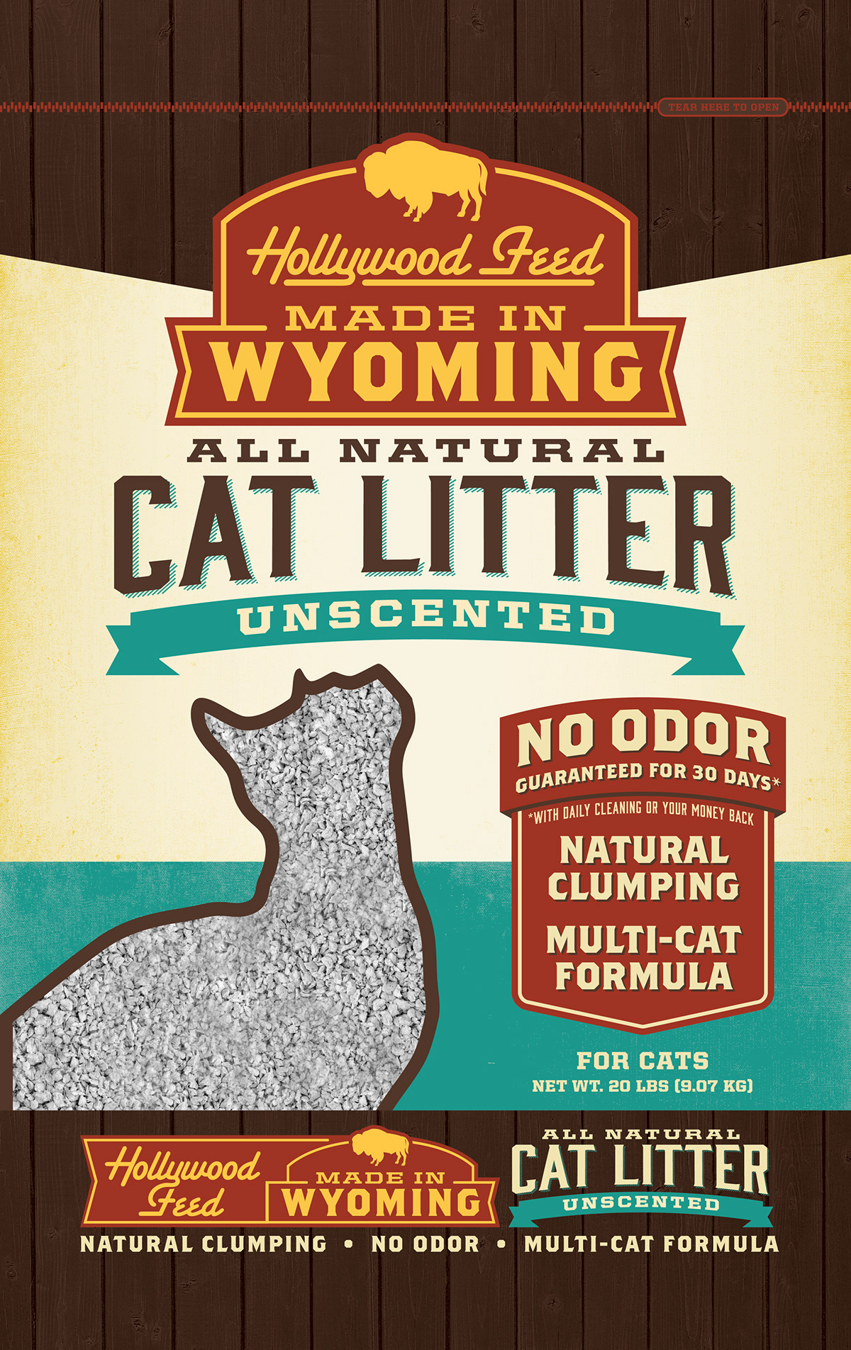 Hollywood Feed Cat Litter on Behance