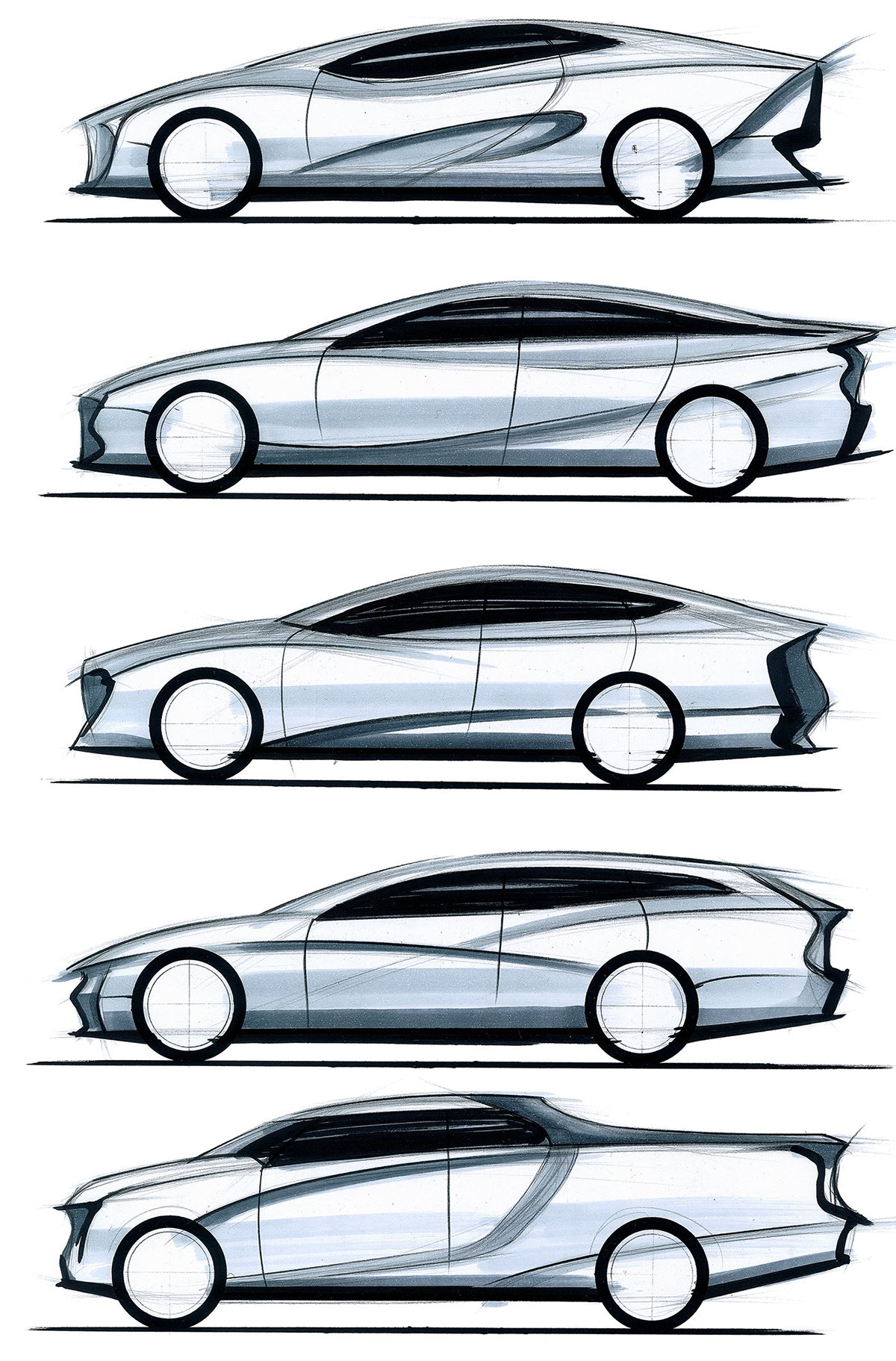 car sketching ideation Vehicle transportation