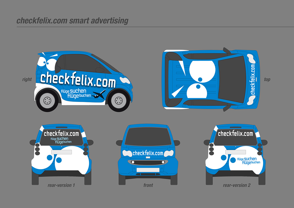 checkfelix.com logo redesign inserat Website broschure rollingboard
