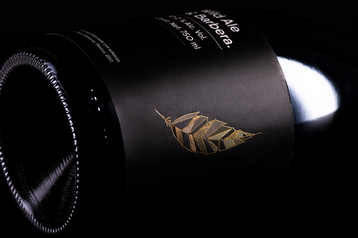 Packaging branding  wine mexico identity Logotype Typeface graphicdesign barcelona foil