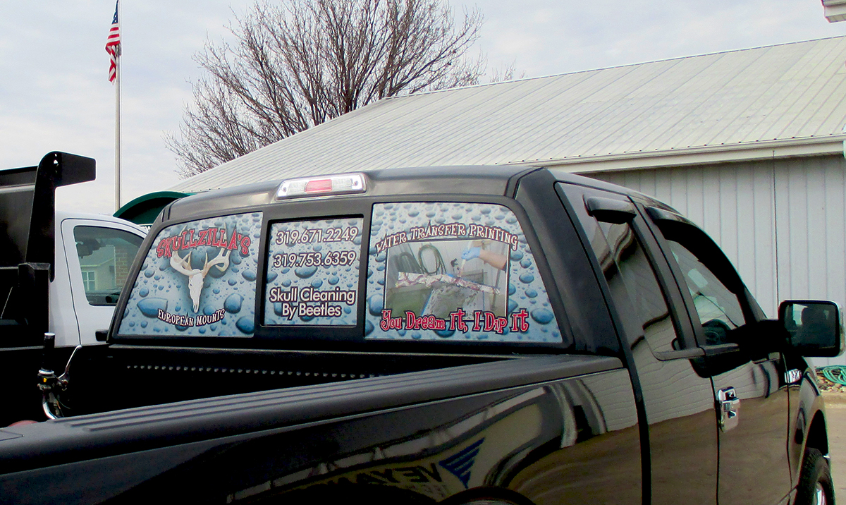 Vehicle Graphics Vehicle Wrap Perforated Window Vinyl