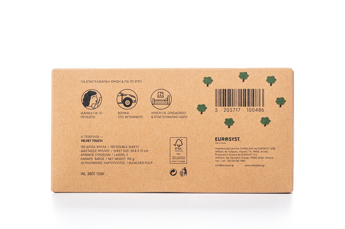 green Sustainable eco packaging paper craft DIY handmade plastic free packaging