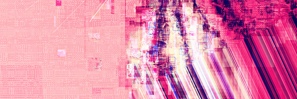 Ps25Under25 digital decade Glitch glitchart tiger White animal poster vector shapes pink raw MakeItNYC