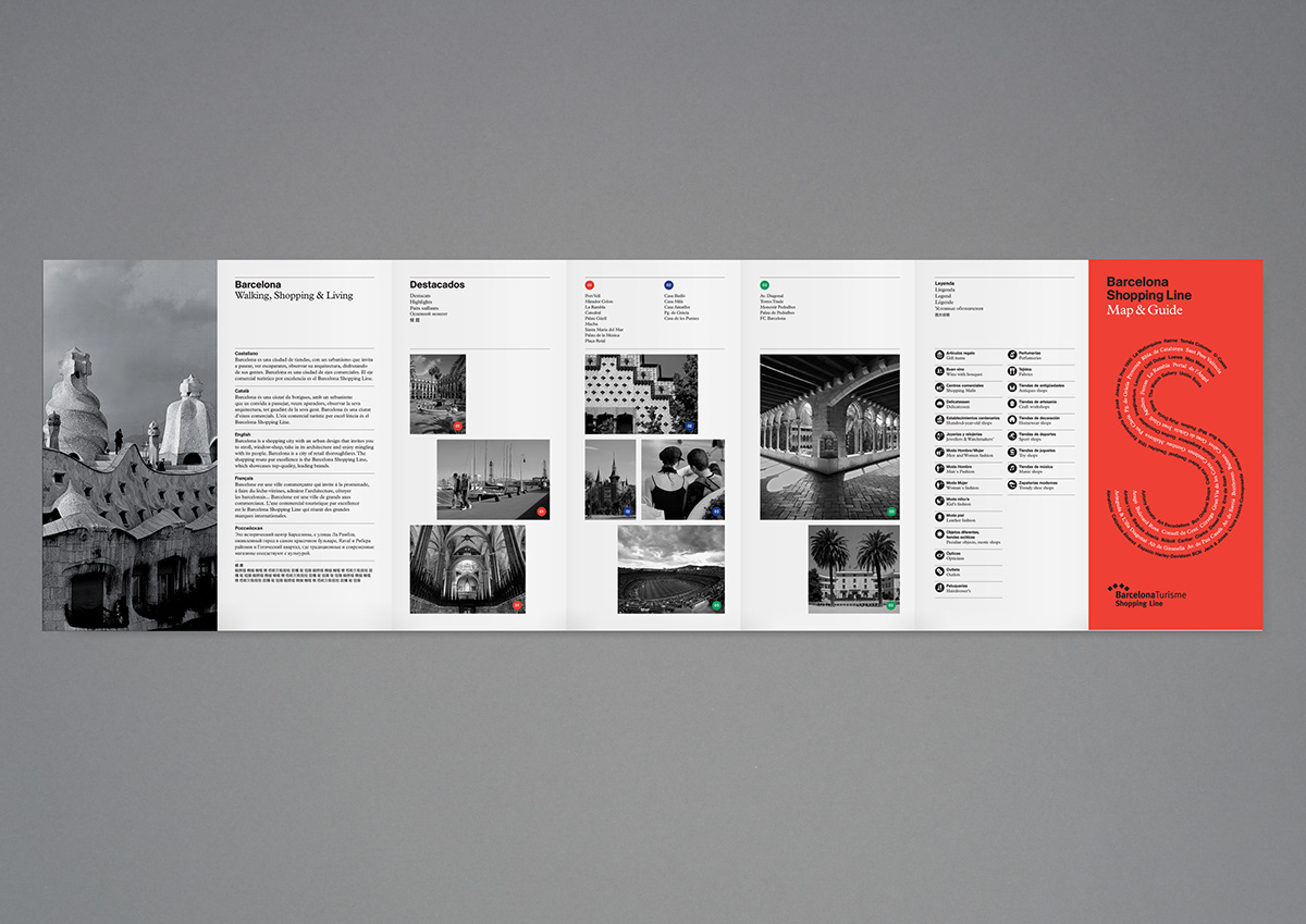 brochure Fold out Map Guide