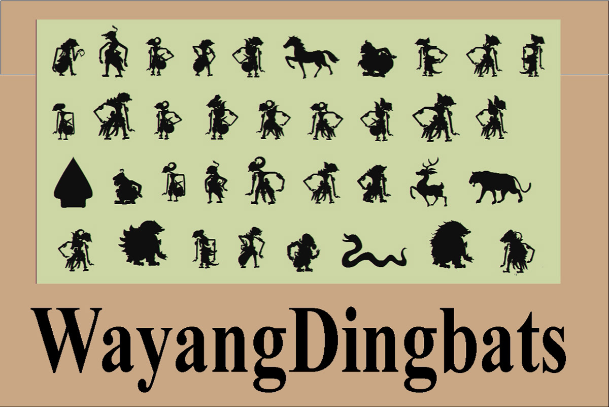 dongbat indonesan shadow pupet indonesian art Wayang wayang dingbat