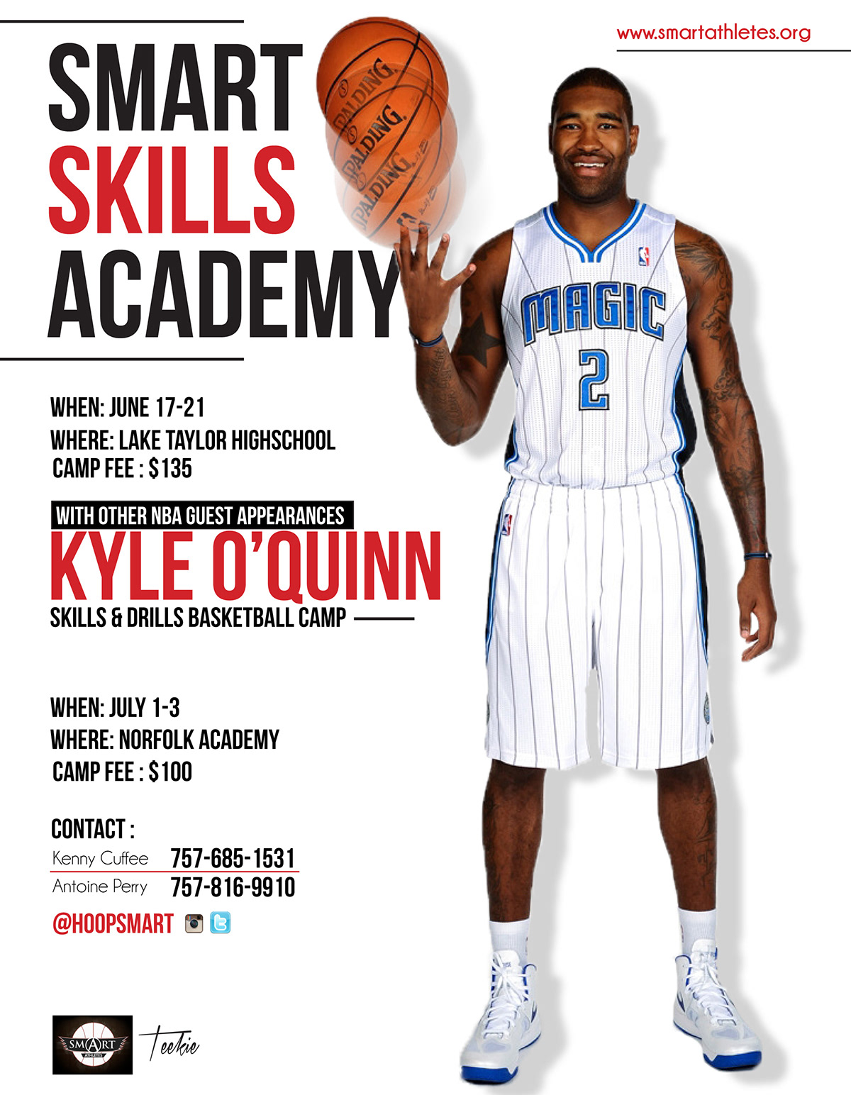 Kyle OQuinn  Smart Skills Academy camp