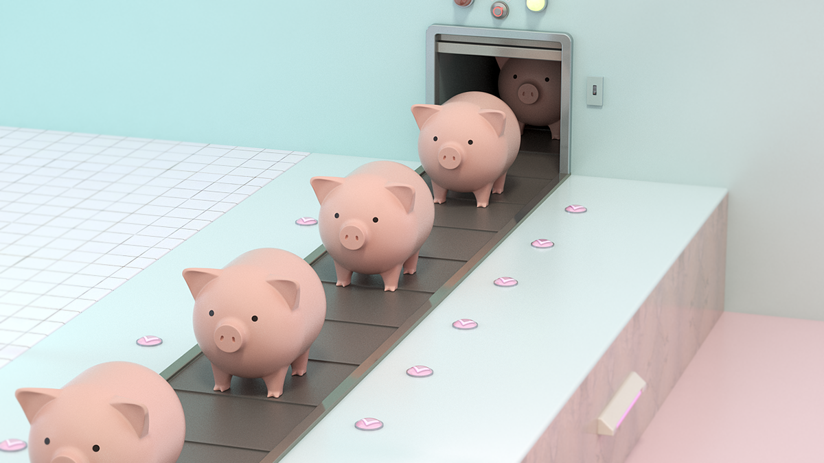 pig factory 3D