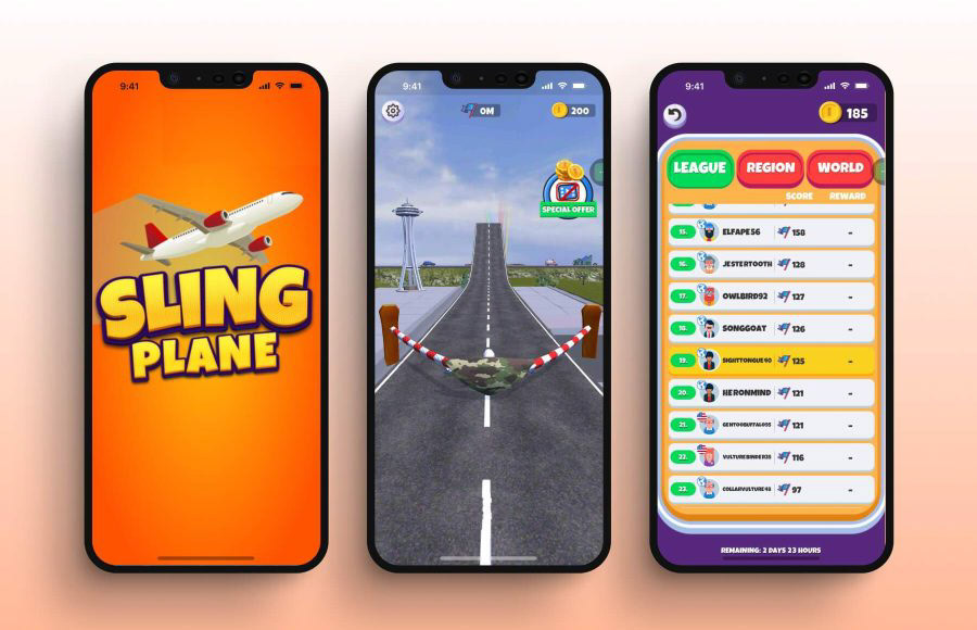 flutter game Gaming Sling Plane Sling Plane 3D