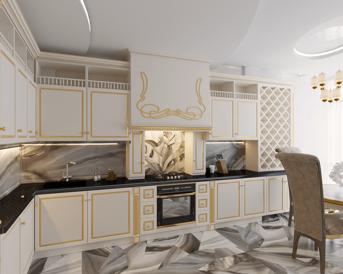 apartment Interior design 3D visualization