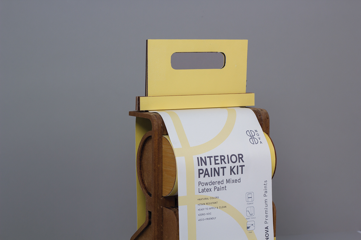 Nova paint powdered mixed voc Performance mix colors Interior woodwork Surfaces safe organic natural