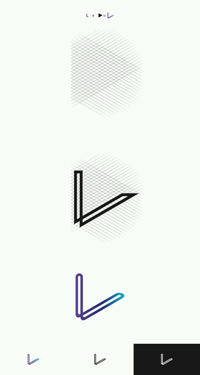 logo mark marks Icon simple grid gridlogo goldenratio