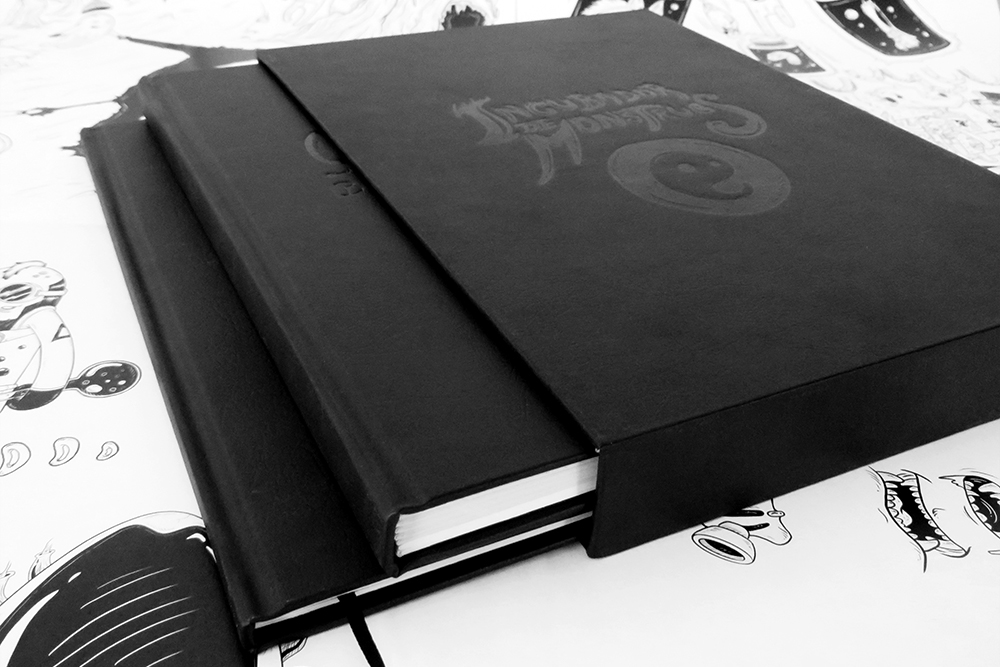 creative process Illustrated book sketchbook concept art Creativity imp monsters inking proceso creativo Monstruos editorial Comic Book imagination Illustration Process digital ink