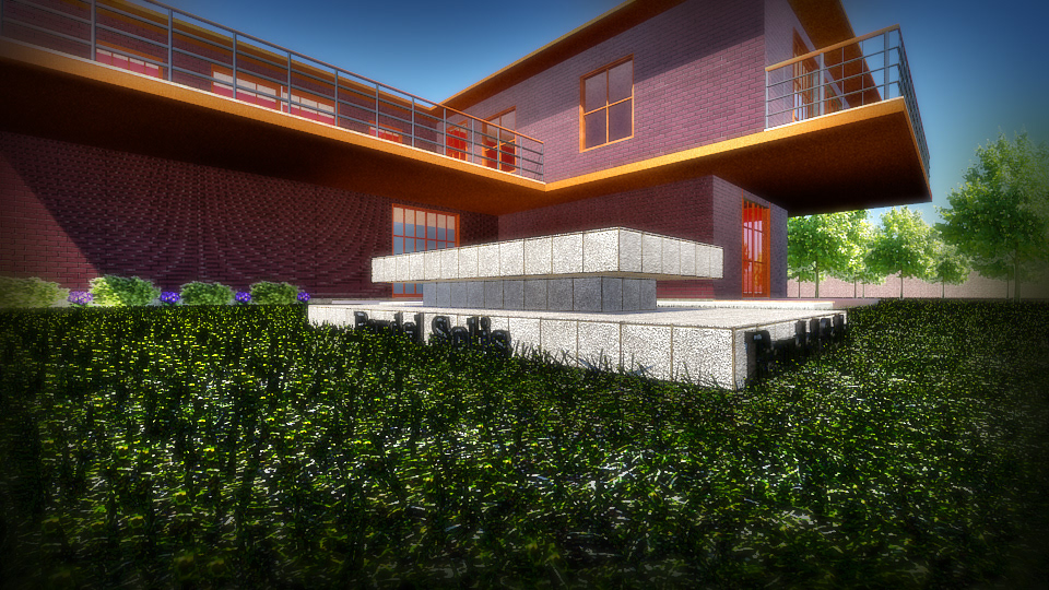 3ds max house exterior Sustainable raudel solis
