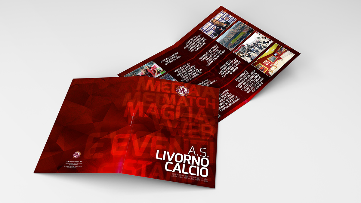 livorno calcio soccer sponsor concept italia grafica media Web