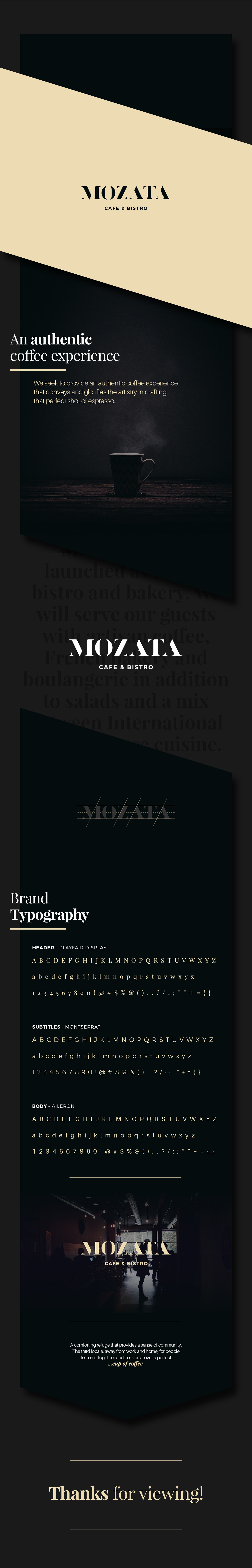 branding  logo bistro cafe French design Illustrator Logo Design Proposal Coffee