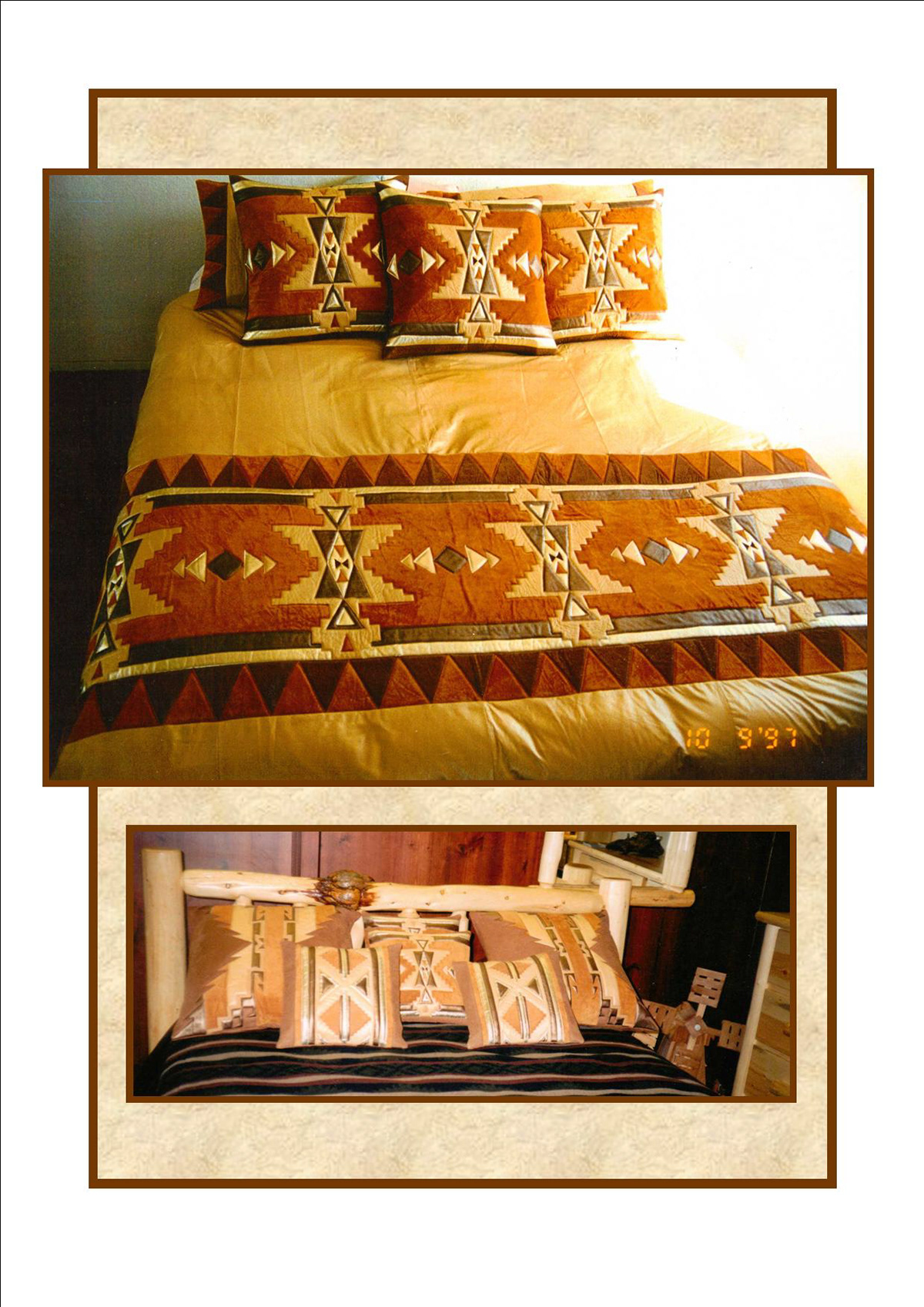 Pillow Design bedding design Leather Quilting
