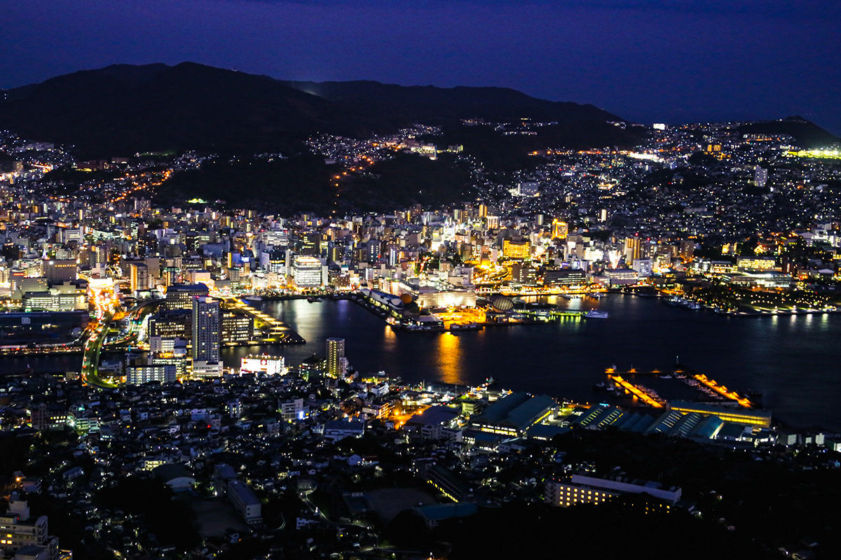Nightview of Nagasaki