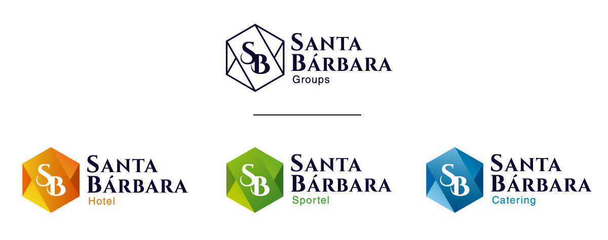 hotel catering marca diseño grafico Web SantaBarbara