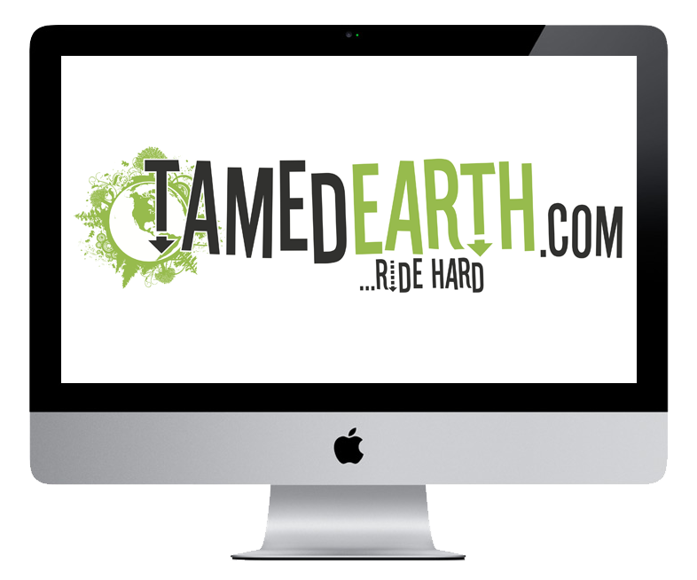 tamed earth mountain bikes transition bikes sport Logo Design video social media networking