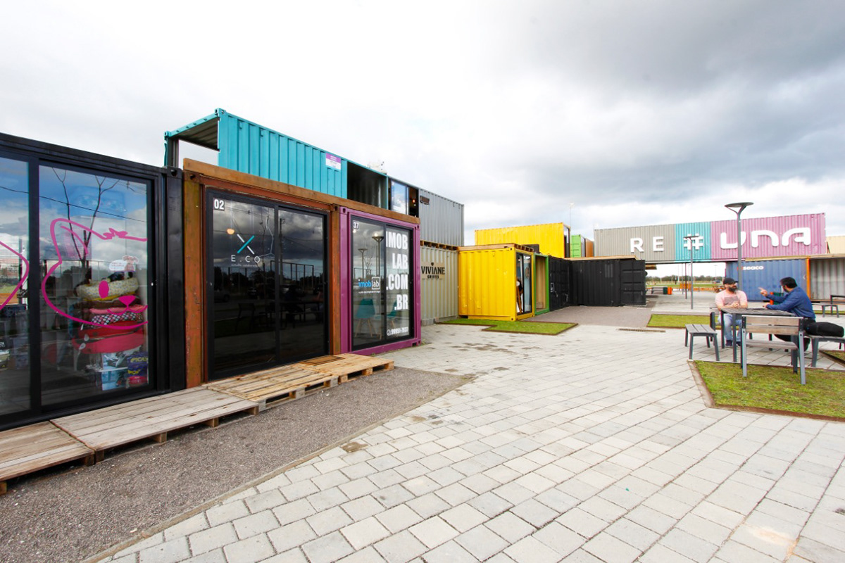 architecture business container interior design  modern Shipping Container