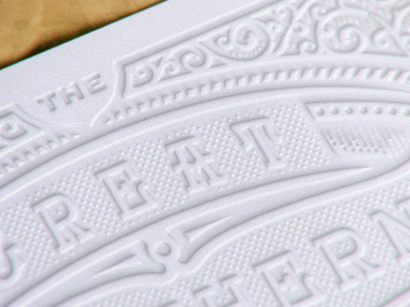 vintage badge monogram Custom Lettering etching
