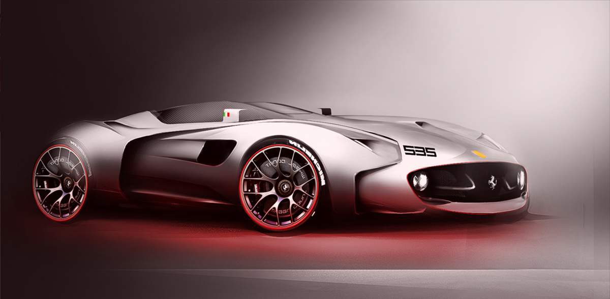 FERRARI Mille Miglia concept design automotive   car