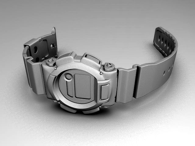 Casio  G-Shock  MODEL  autodesk  Maya   watch   3d