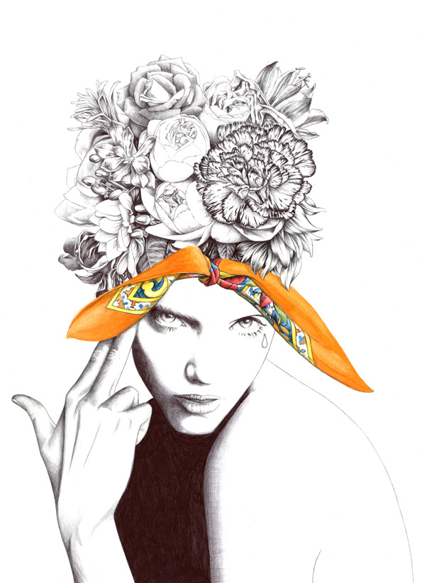 #biro  #illustration #florianmeacci #Fashion #bic #dolce&gabbana Swide ballpoint