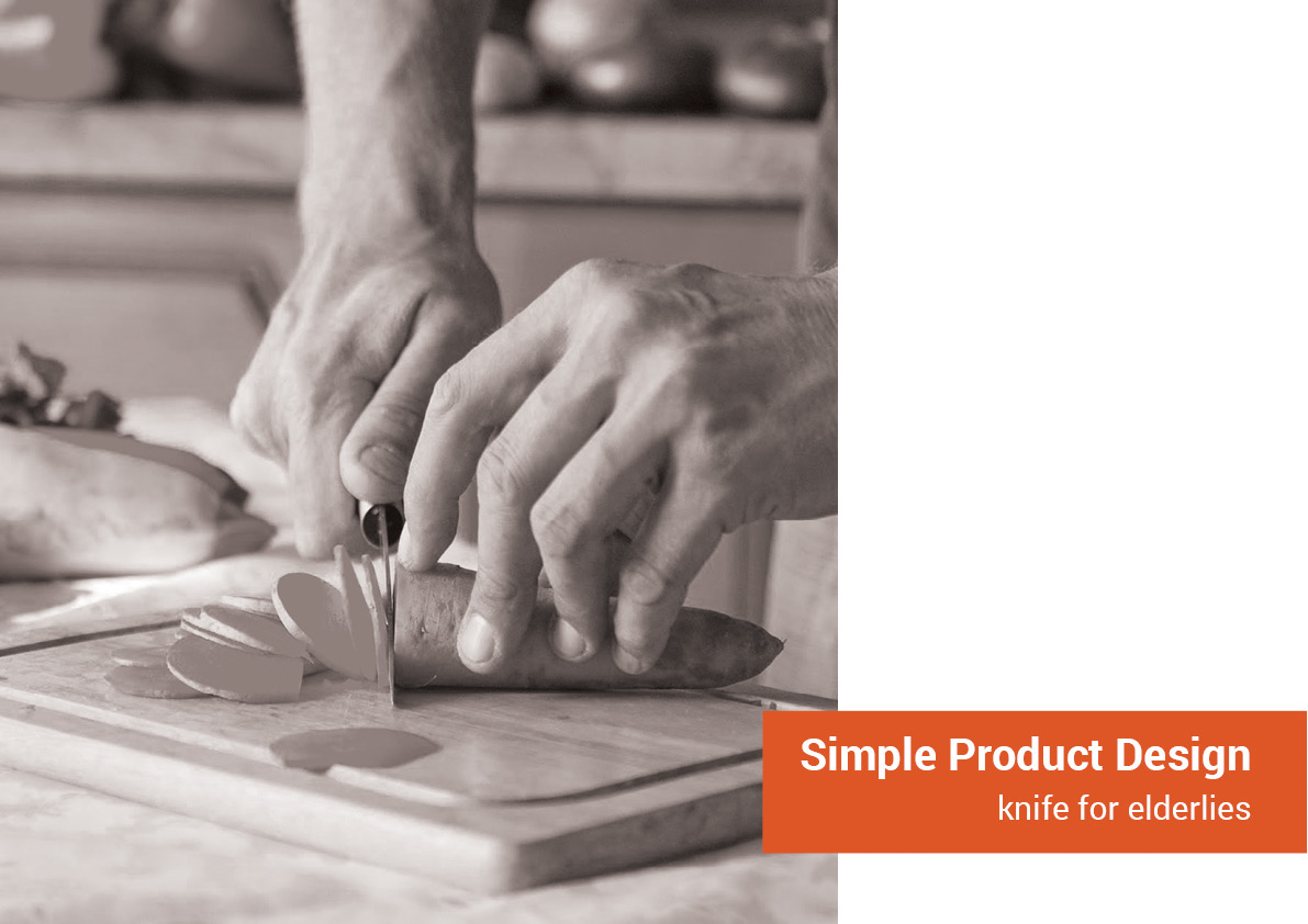 kitchen knife simple product design eldery