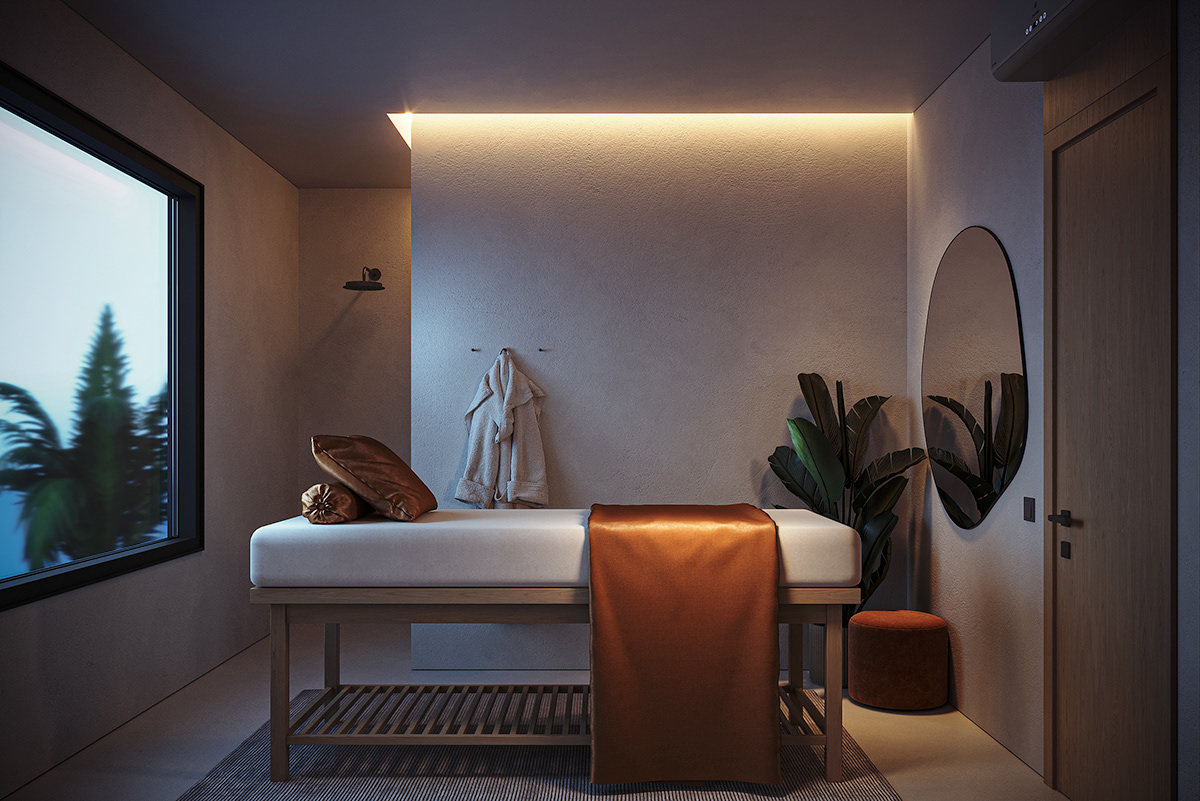 welness spa interior massage massage room interior design  massage room design дизайн интерьера массажный салон relax zone Spa