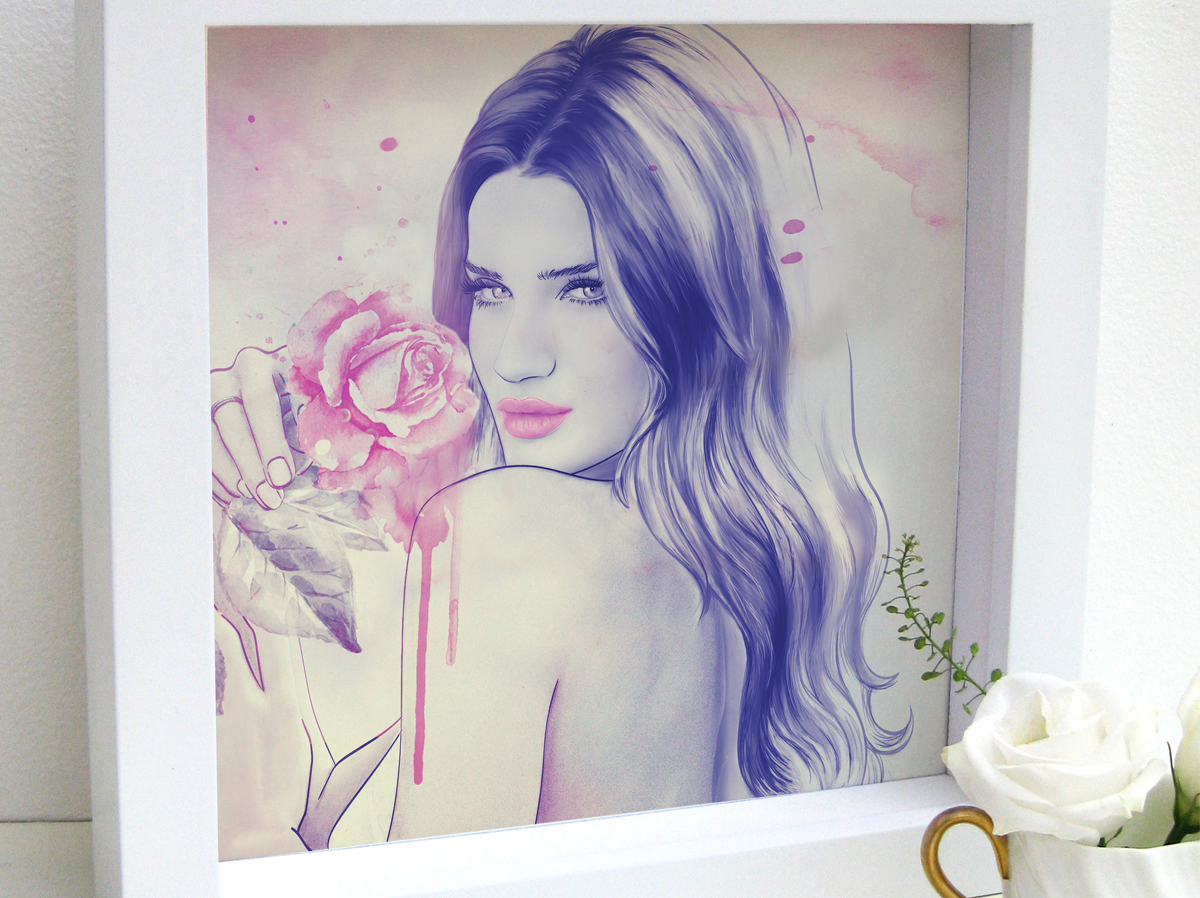 fashionillustration fashiondrawing photoshop Illustrator adobe victoriassecret model pink rosiehuntingwhiteley rose