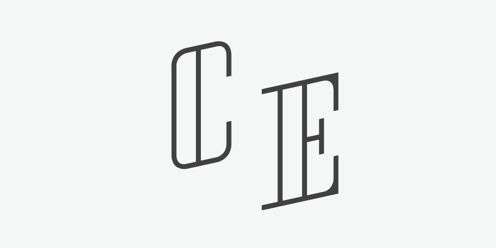 Typeface font design font modular module
