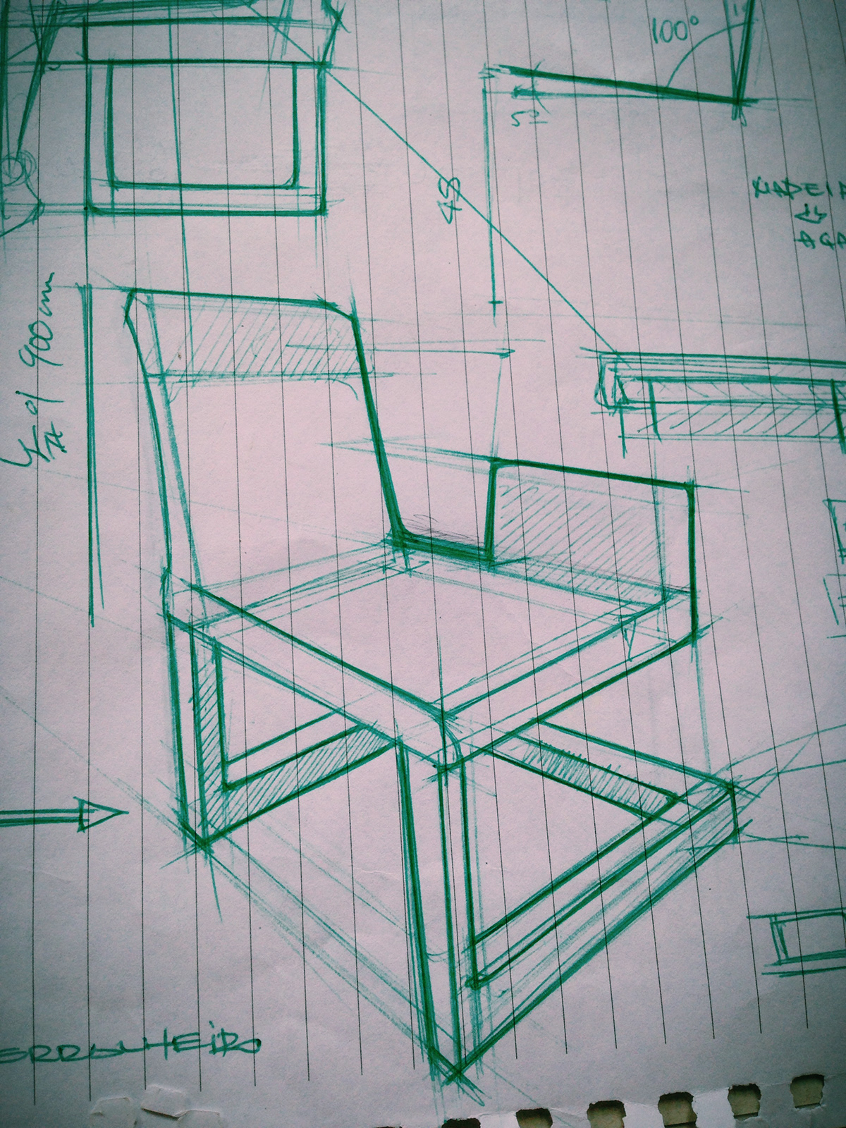 furniture armchair chair draw productdesign