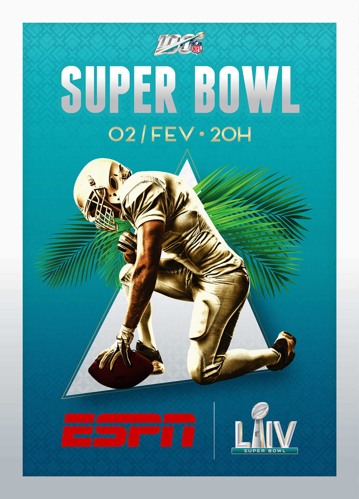 sport poster ESPN nfl super bowl super bowl LIV Jawa