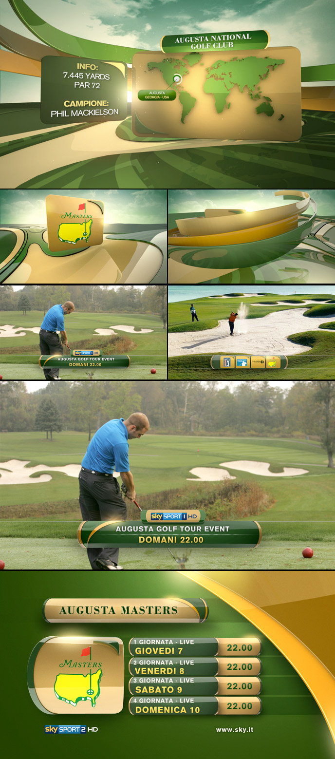 sport football golf augusta tennis Rugby toolkit motion design animations broadcast sky sport skysport boards promo