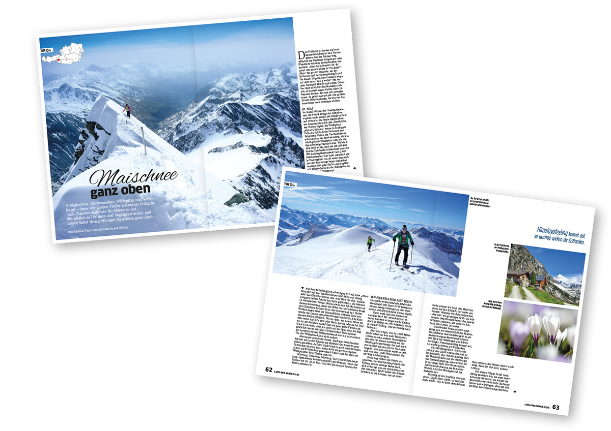 land der Berge österreich Outdoor magazin sport Klettern wandern