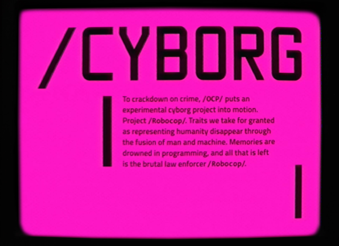 Cyberpunk cyberpunked electric electronic poster type Blade runner robocop terminator 1980s simi zeko 80s vhs