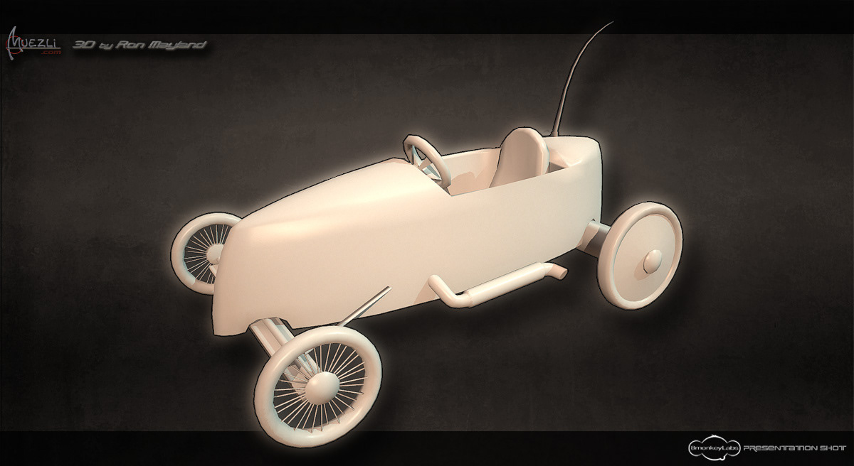 kart Derby soapbox racer car automotive   3D Games Allegorithmic Substance Painter
