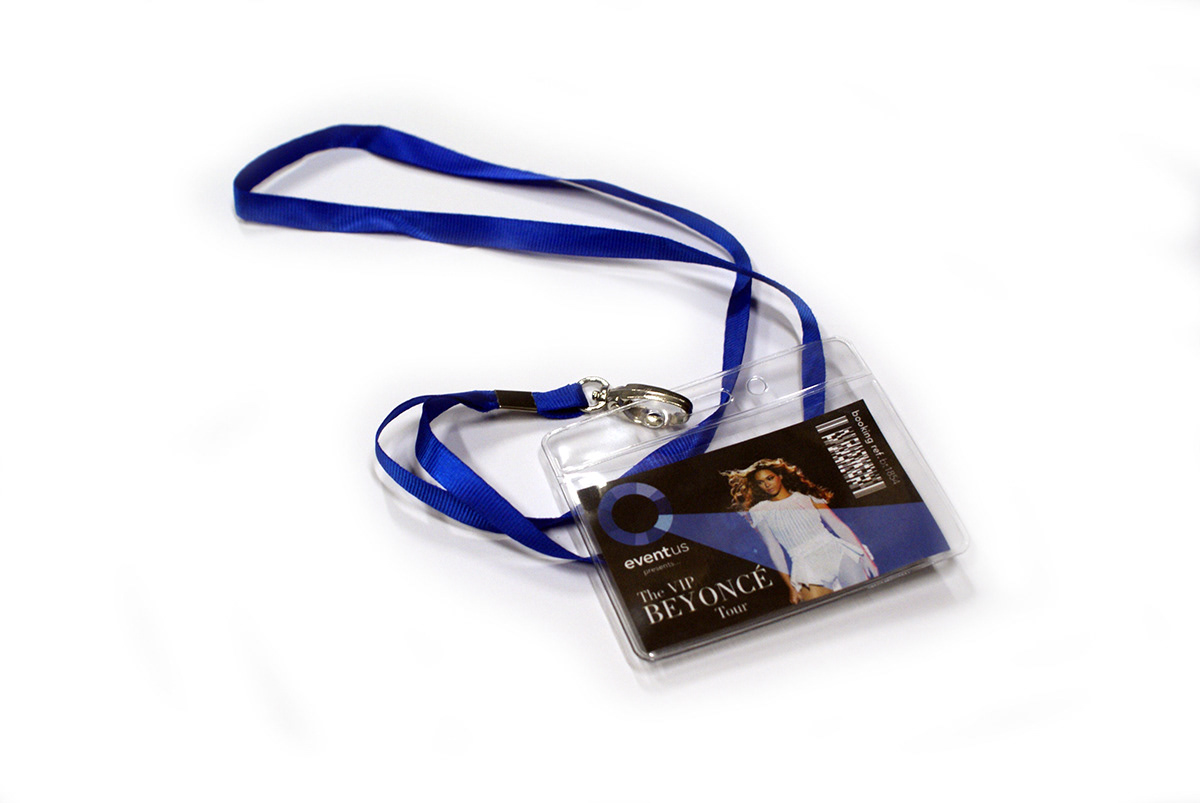 Eventus concerts Sport Events marketing   Business Proposal dossier Booklet poster travel pack ticket Lanyard