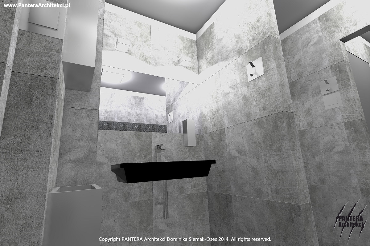 aranżacja łazienki dominika siemak oses hotel interior design  public toilet toaleta