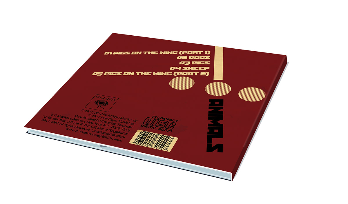 pink floyd redesign sound rock academic project musica SOM banda Capa cd cover Album