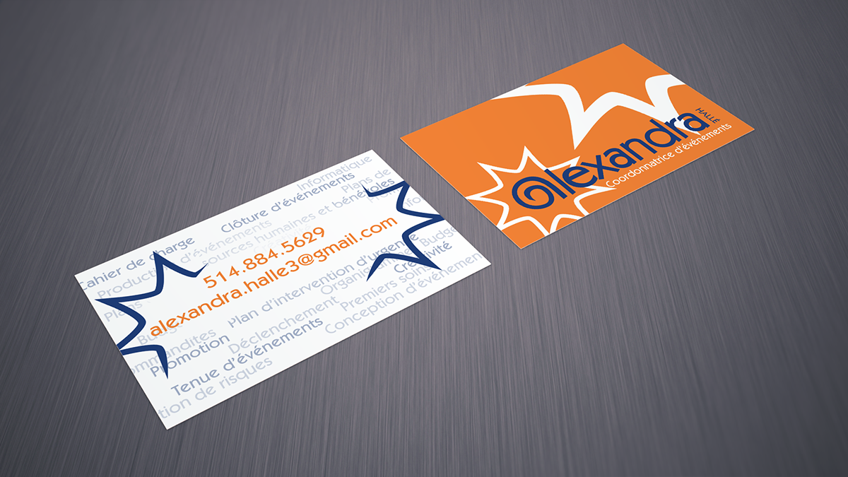 dynamique frais Jeune professionel carte d'affaires carte de visite logo Logotype signature evenement business card
