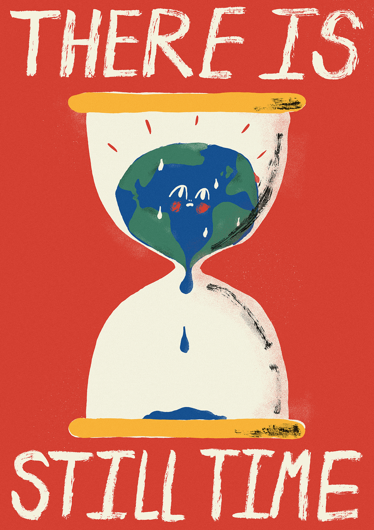 ILLUSTRATION  art poster design climate strike greta climate change