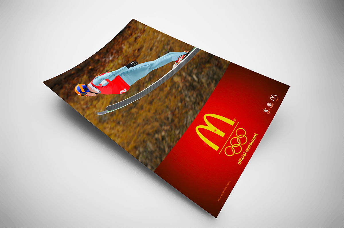 McDonalds  spoof ad  Fake Ad  Liquify Tool funny  humour activism Health  olympics  athletes