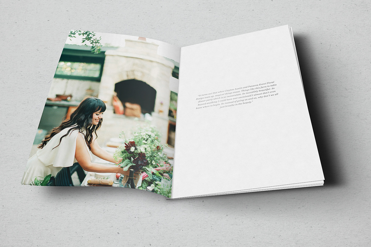 nectar magazine mockups editorial Layout spring floral