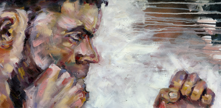 Oil Painting MMA Mixed martial arts fighting fighters portrait